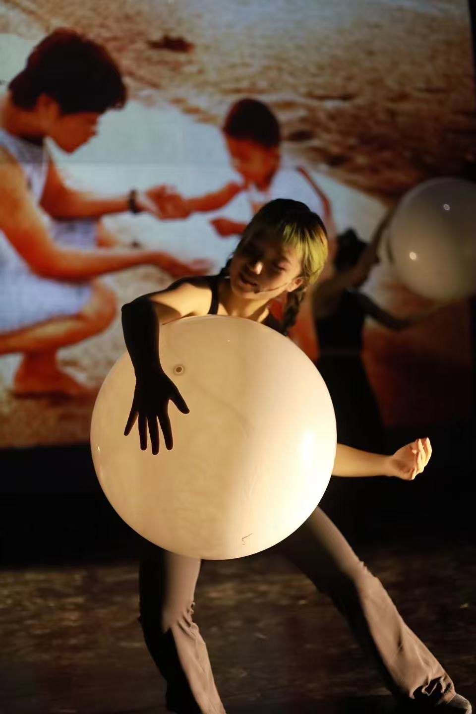 What? She, a mother? — performance still